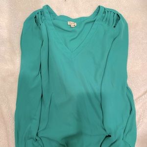 Chiffon long sleeve shirt